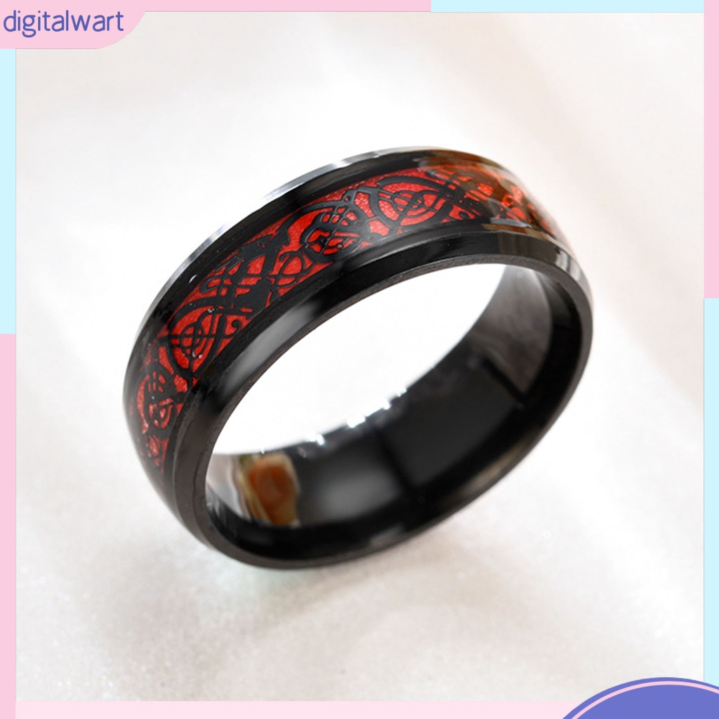 Nhẫn hợp kim dạ quang cá tính cho nam