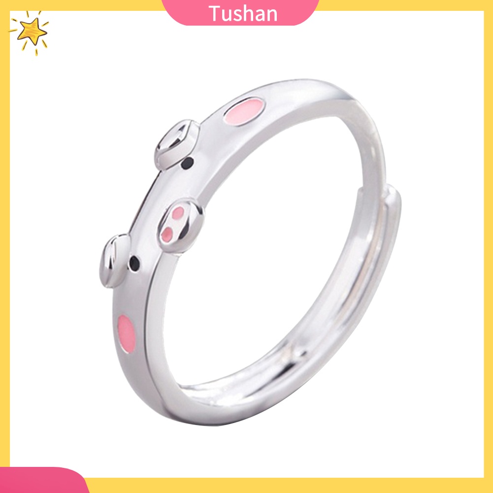Nhẫn Hở Hình Chú Heo Dễ Thương