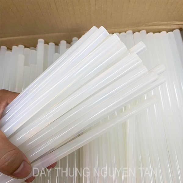 Sỉ bó 100 Keo nến 11mm, keo silicon, chiều dài 25cm