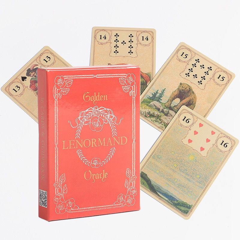 Golden Lenormand Oracle Cards popular oracle cards 9th-century lenormand deck