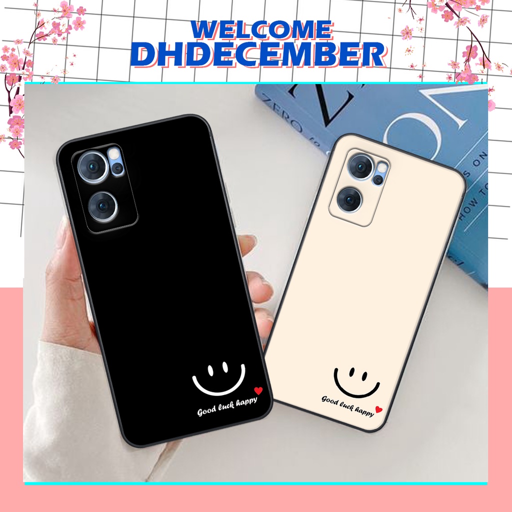 Ốp lưng Oppo RENO 7 5G - ỐP BẢO VỆ CAMERA in hình nice ,good luck happy ốp xinh viền dẻo đẹp chất
