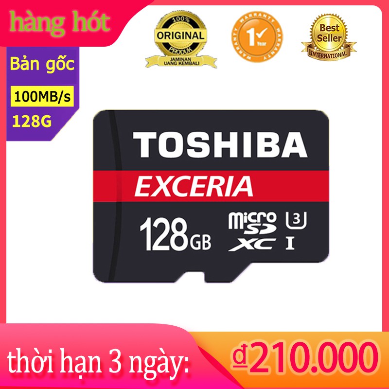 Thẻ nhớ TOSHIBA U3 128GB SDXC Thẻ nhớ Micro SD SDHC-I U3