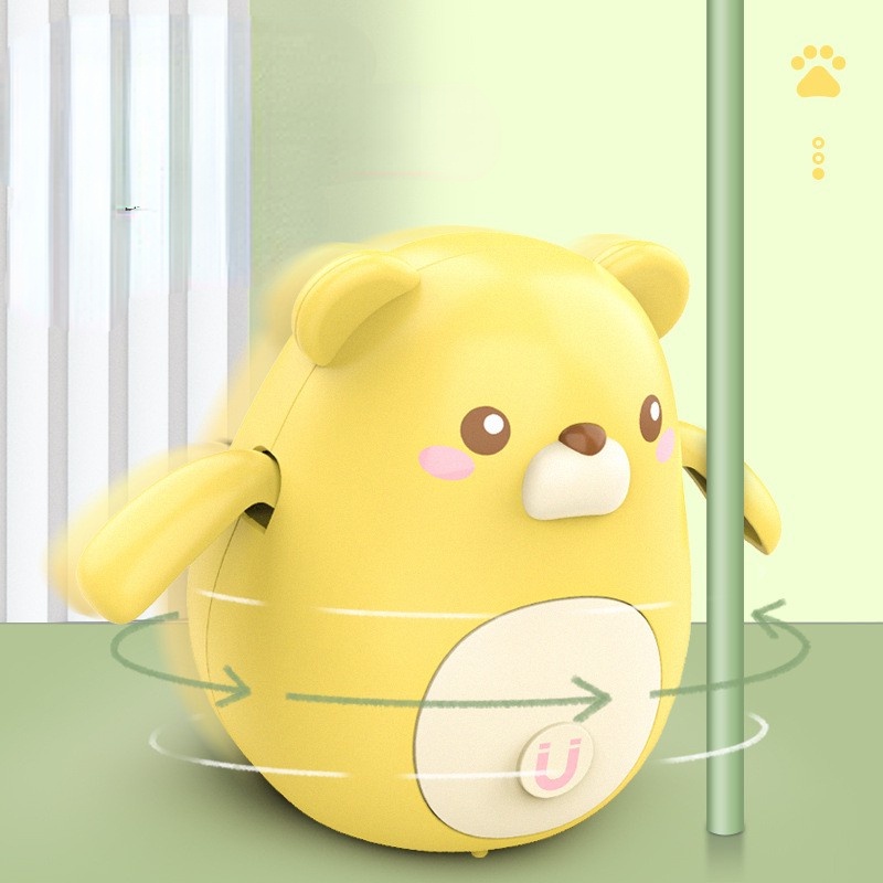 Đồ chơi động vật xoay điện tự động xoay Màu sắc tươi sáng an toàn cho trẻ em hộp màu  Autumn063