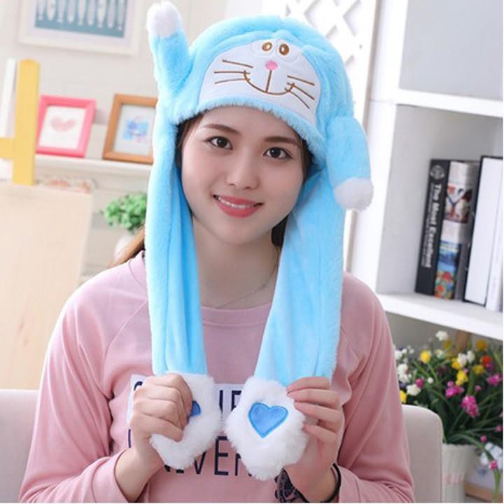 Mũ tai thỏ giật giật thời trang - Nón Tai thỏ cử động - Hàng có sẵn giao ngay