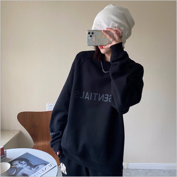 Áo Sweater Nam Nữ Essentials Nỉ Dài Tay Phong Cách Hàn Quốc Tay Dài Form Rộng | BigBuy360 - bigbuy360.vn