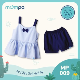 Bộ Hai Dây Bé Gái Organic Cotton Mompa MP1 • 1Y 2Y 3Y 4Y • Choding Home