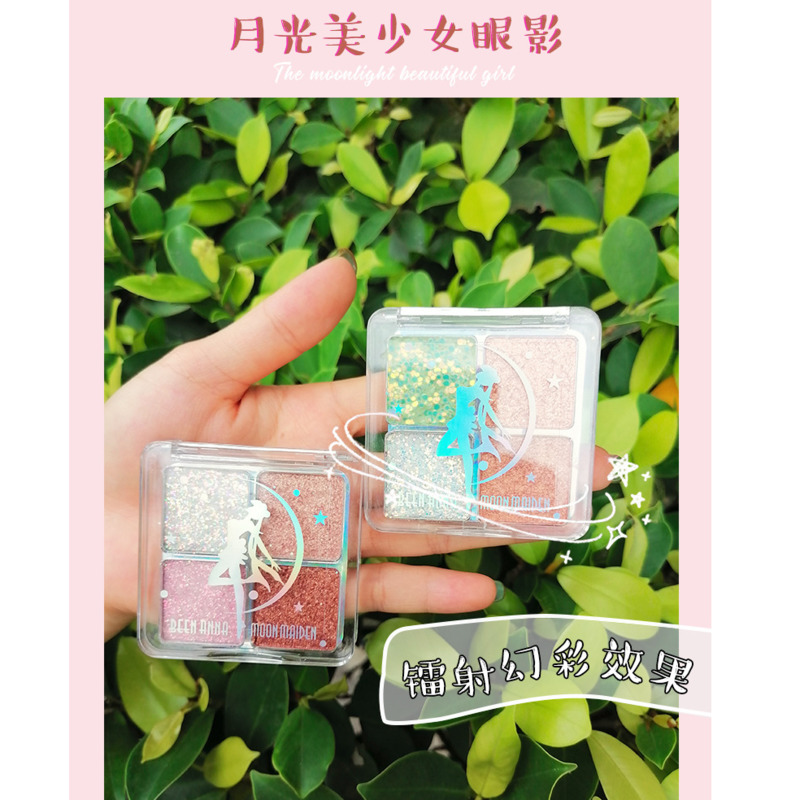 (Hàng Mới Về) Bảng Phấn Mắt Bốn Màu Ánh Ngọc Trai Lấp Lánh Thương Hiệu Been Anna | BigBuy360 - bigbuy360.vn