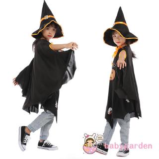 Set đồ hóa trang phù thủy Halloween cho bé