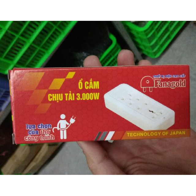 10 ổ cắm chịu tải 3000w Fanagold