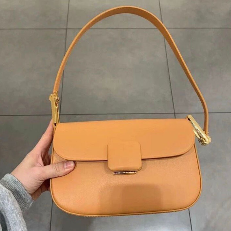 Túi đeo dưới cánh tay Hình Vuông Cỡ Nhỏ Màu Trơn Thiết Kế Đơn Giản Thời Trang Cho Nữ