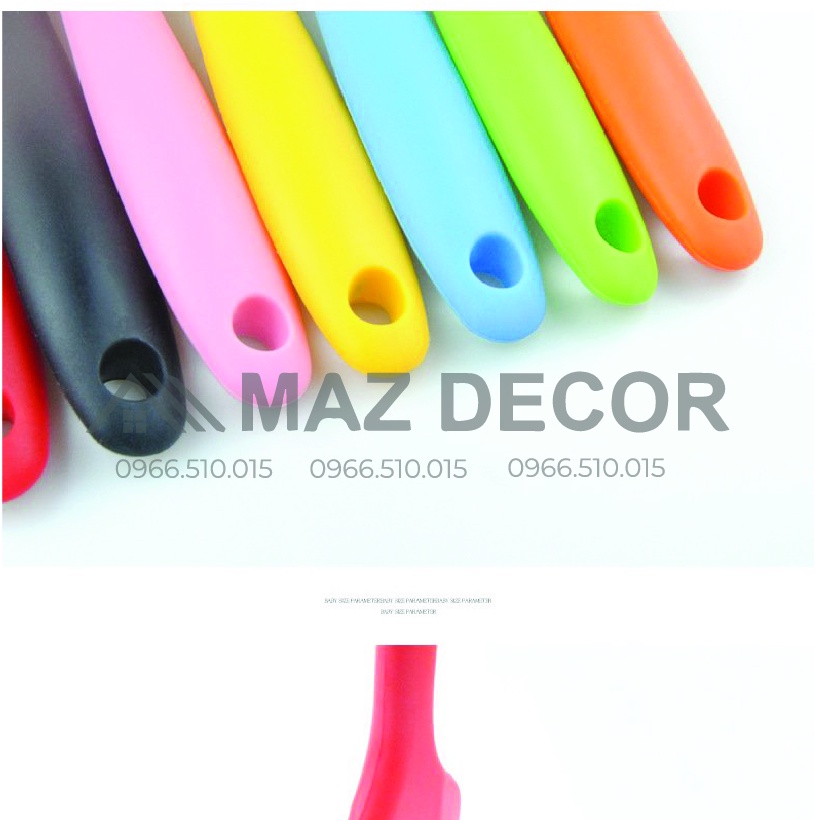 Dụng cụ cây vét bột spatula silicon đúc 21-28cm/Phới vét đồ đá xay silicon