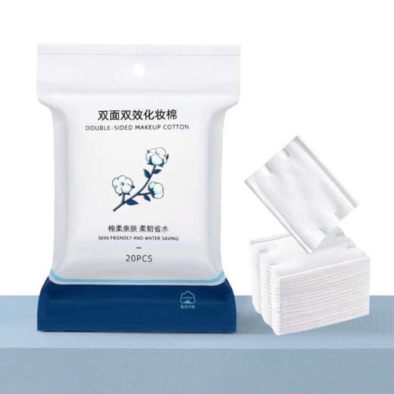 Bông Tẩy Trang 3 Lớp Cotton Pads Box 20 miếng