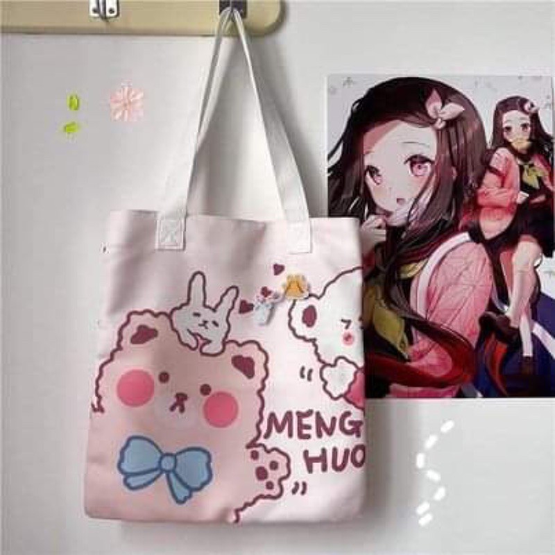 Túi Tote có khoá kéo