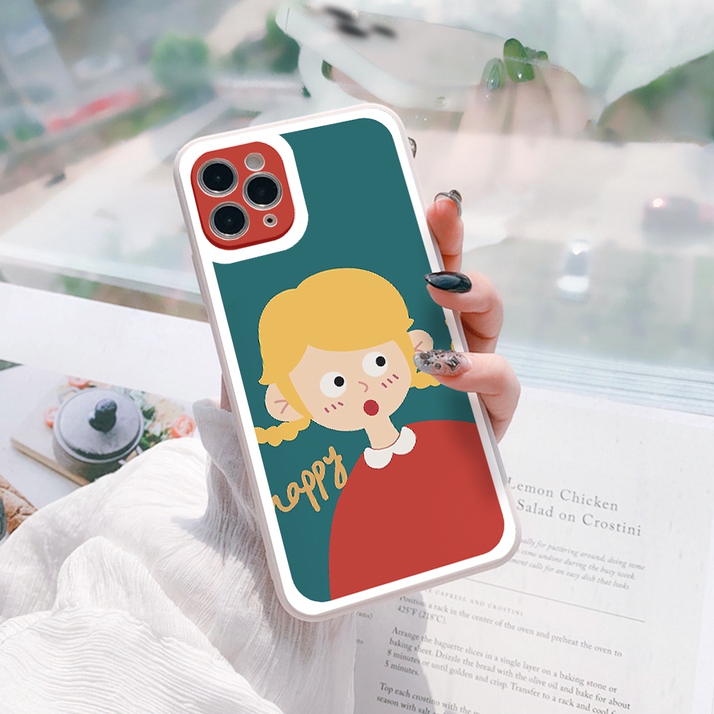 Ốp lưng iphone Happy Crush cạnh vuông ốp ip 6/6plus/6s/6splus/7/7plus/8/8plus/x/xr/xs/11/12/13/pro/max/plus/promax g10