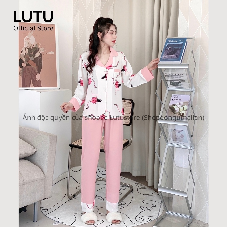 Bộ Pijama Dài Tay Cao Cấp Mềm Mịn Mát | BigBuy360 - bigbuy360.vn