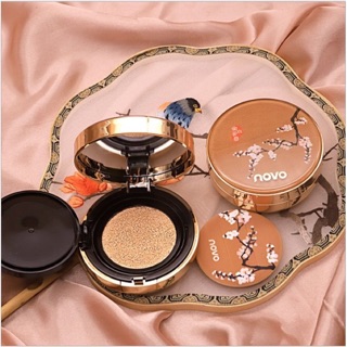 Phấn Nước NOVO Cushion Phiên Bản Hoa Anh Đào + Tặng Kèm Một Lõi Phấn Nước Chính Hãng NOVO