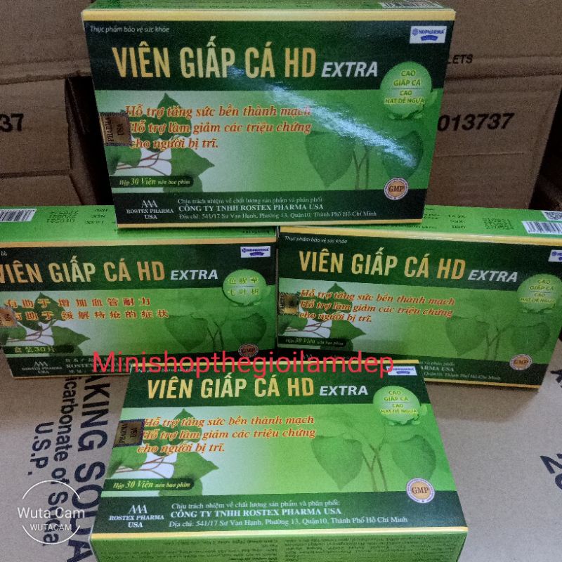 viên uống diếp cá trị trĩ