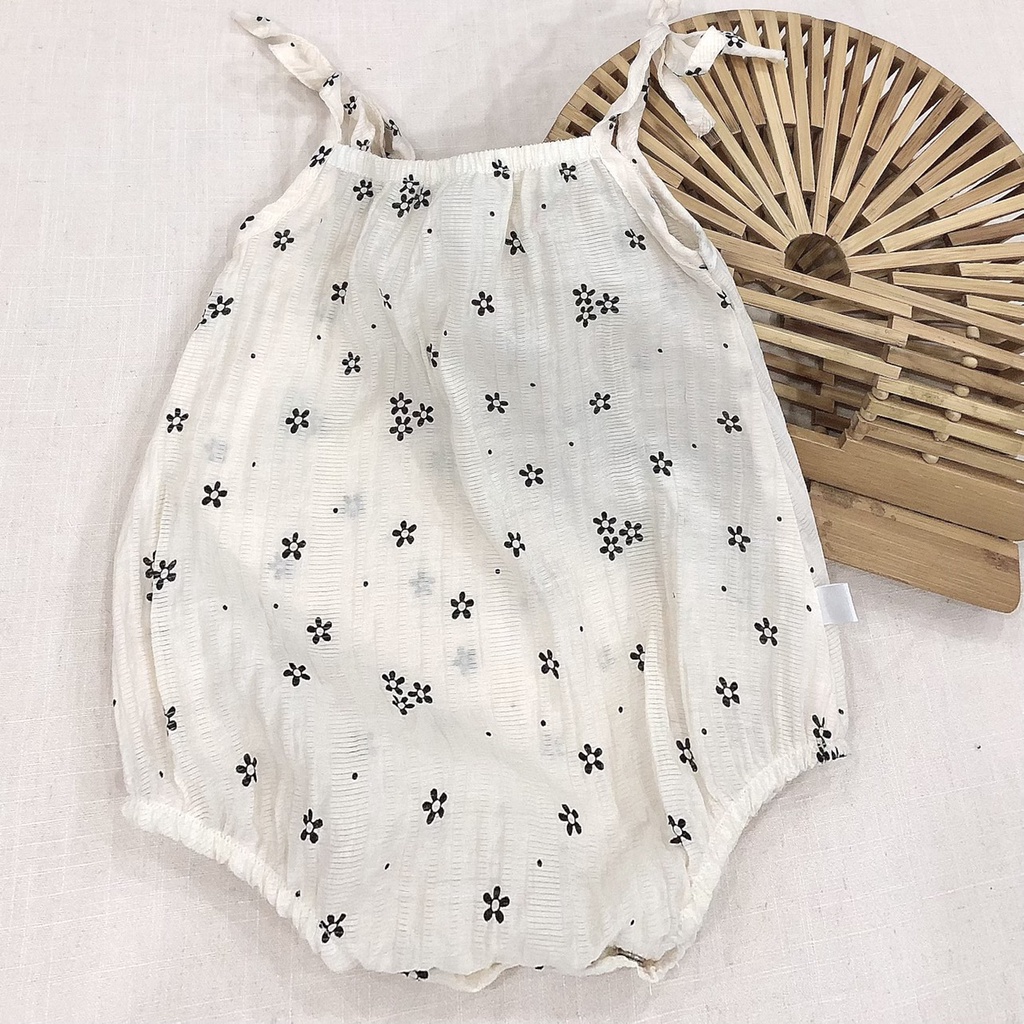 Bodysuit cho bé sơ sinh, áo liền quần bé gái ,6 tháng, 1 tuổi vải cotton thấm hút mồ hôi, mềm mịn.