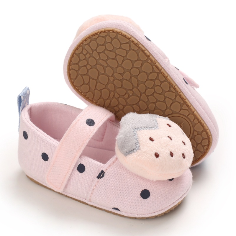 Giày Sneaker Đế Mềm Chống Trượt Thoáng Khí Dễ Thương Cho Bé Tập Đi