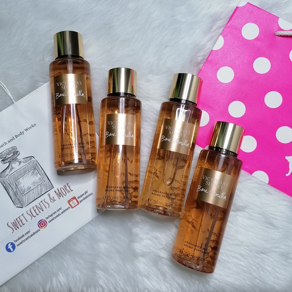 Xịt thơm body Victoria's Secret Bare Vanilla 250ML