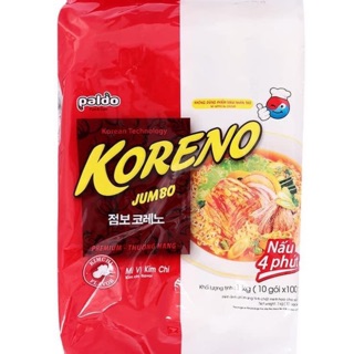 MỲ JUMBO KORENO 1KG VỊ KIM CHI - Hàn Quốc