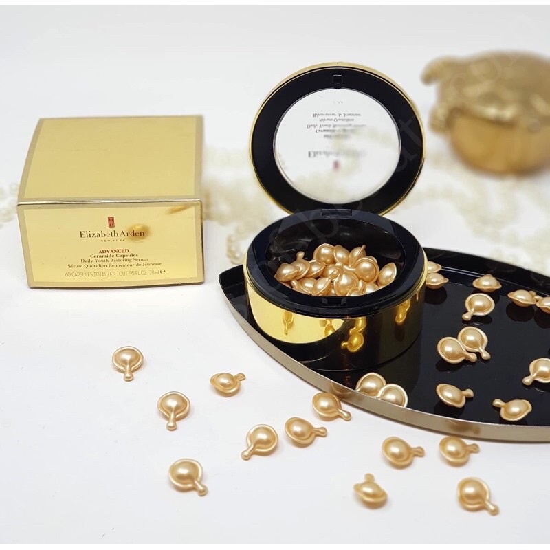 Viên tinh chất dưỡng ẩm căng bóng da Elizabeth Arden Advanced Ceramide Capsules Daily Youth Restoring Serum