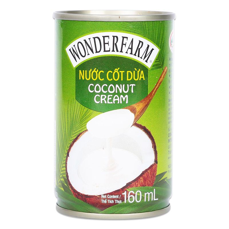 Combo 2  Nước Cốt Dừa Wonderfarm Lon 160ML