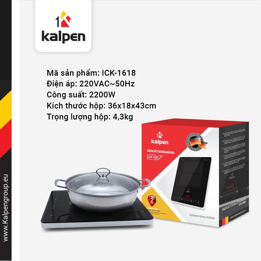 BẾP TỪ ĐƠN KALPEN ICK-1618  Chính hãng
