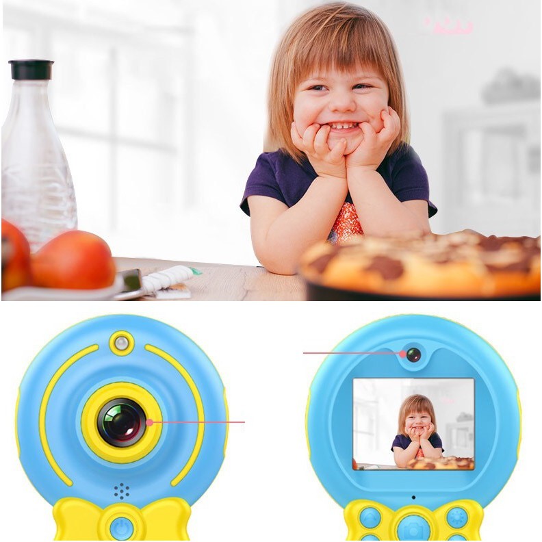 Máy ảnh cao cấp kỹ thuật số mini chụp hình, quay camera cho bé yêu kèm thẻ nhớ | BigBuy360 - bigbuy360.vn