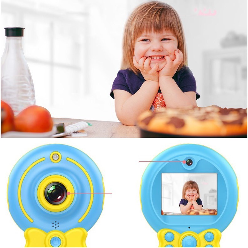 Máy ảnh cao cấp kỹ thuật số mini chụp hình, quay camera cho bé yêu kèm thẻ nhớ