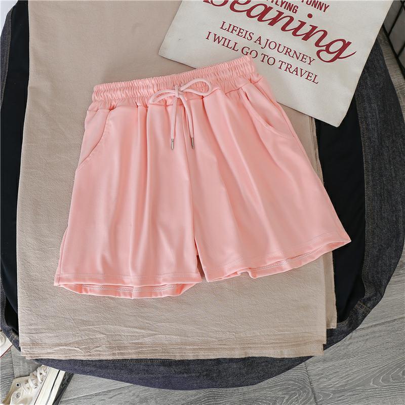 Quần Short Thể Thao Ống Rộng Lưng Cao Thời Trang Mùa Hè Mới Cho Nữ
