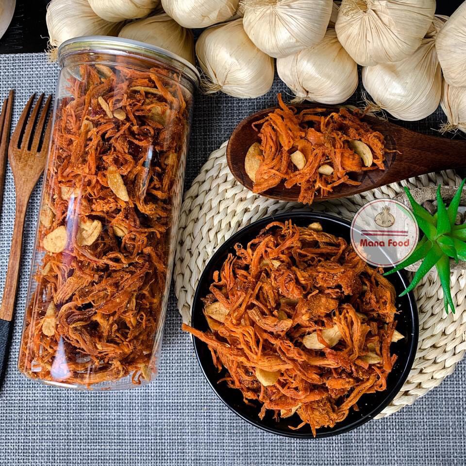 [RẺ VÔ ĐỊCH] 500G KHÔ HEO CHÁY TỎI LOẠI A SIÊU THƠM NGON