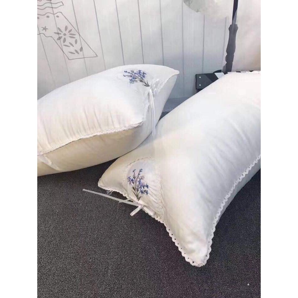 1đôi (2 chiếc) gối thơm hương hoa Lavender( có túi thơm)