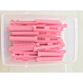 Trục uốn lạnh dập phồng chân tóc - Bộ trục kẹp nhựa uốn phồng chân tóc 3D 25 cái