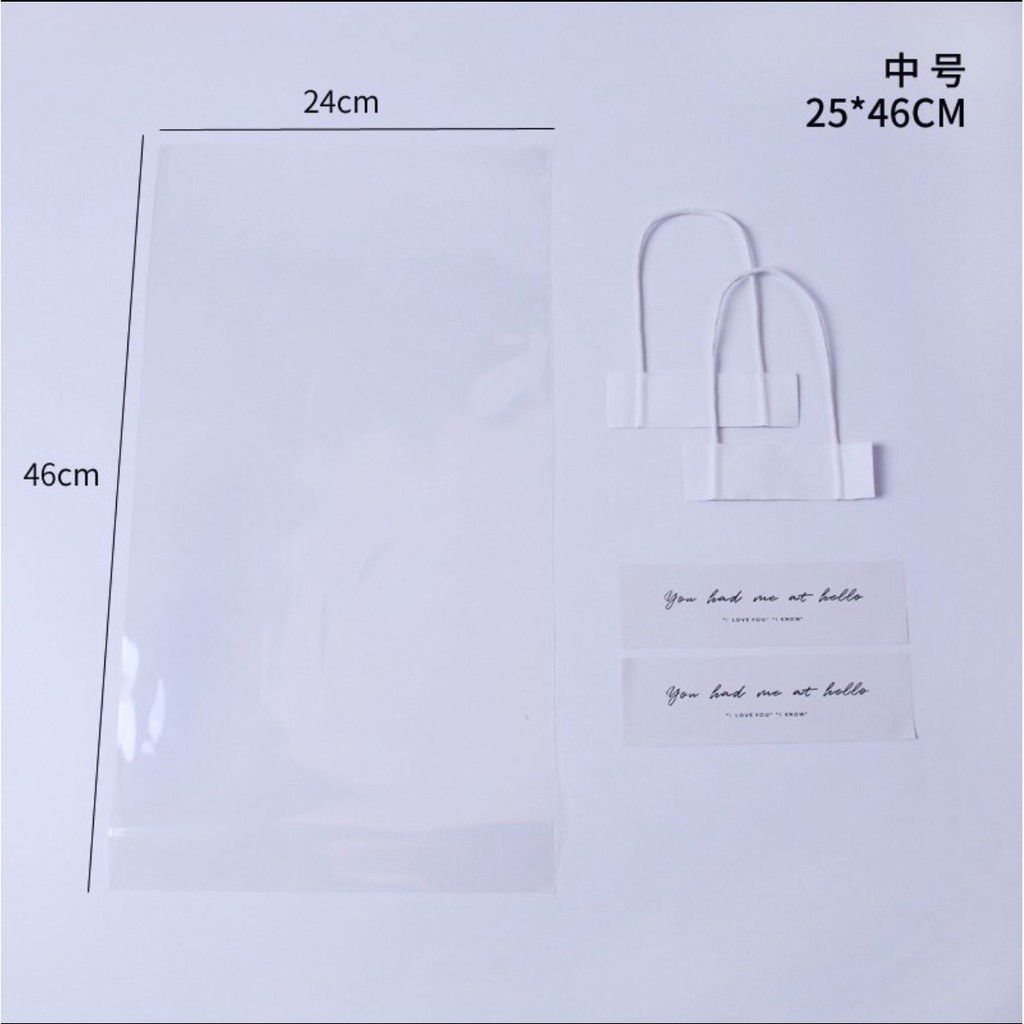 TÚI ĐỰNG BÓ HOA TRONG SUỐT TIỆN LỢI ,NHIỀU SIZE
