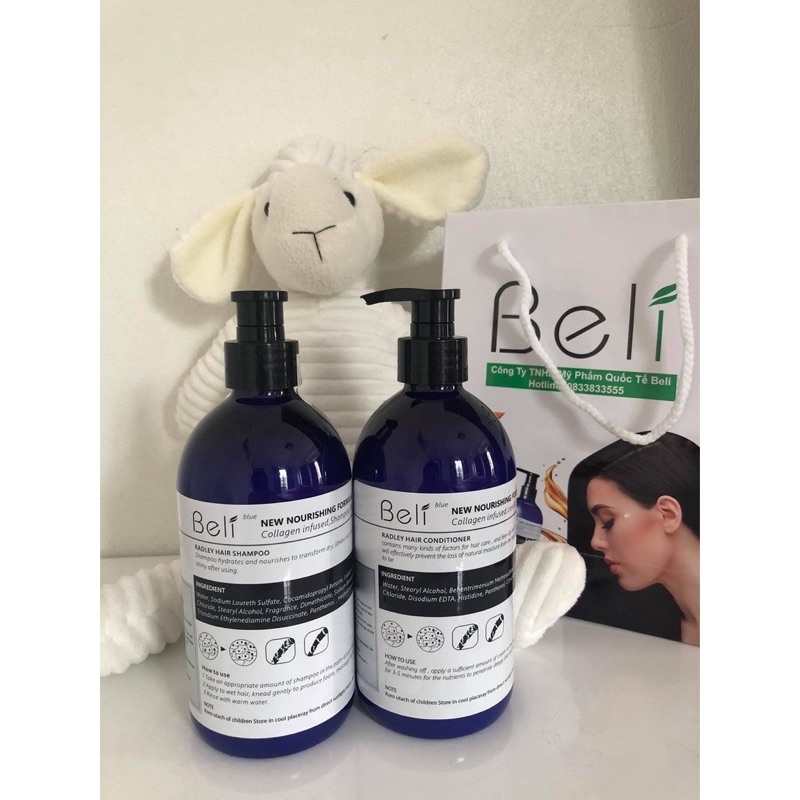 Cặp dầu gội beli hưong nước hoa mẫu mới 2021