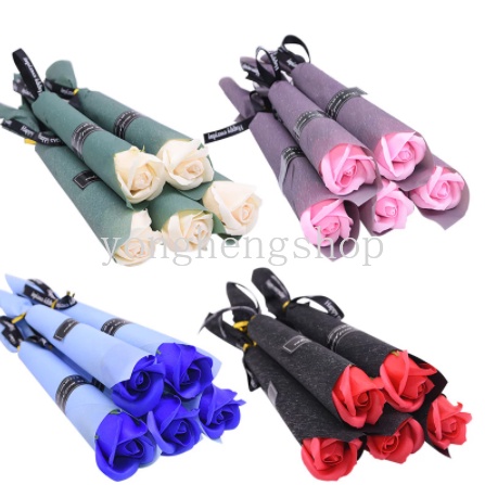 Đóa hoa hồng sáp nhân tạo làm quà tặng sinh nhật / lễ tình nhân độc đáo