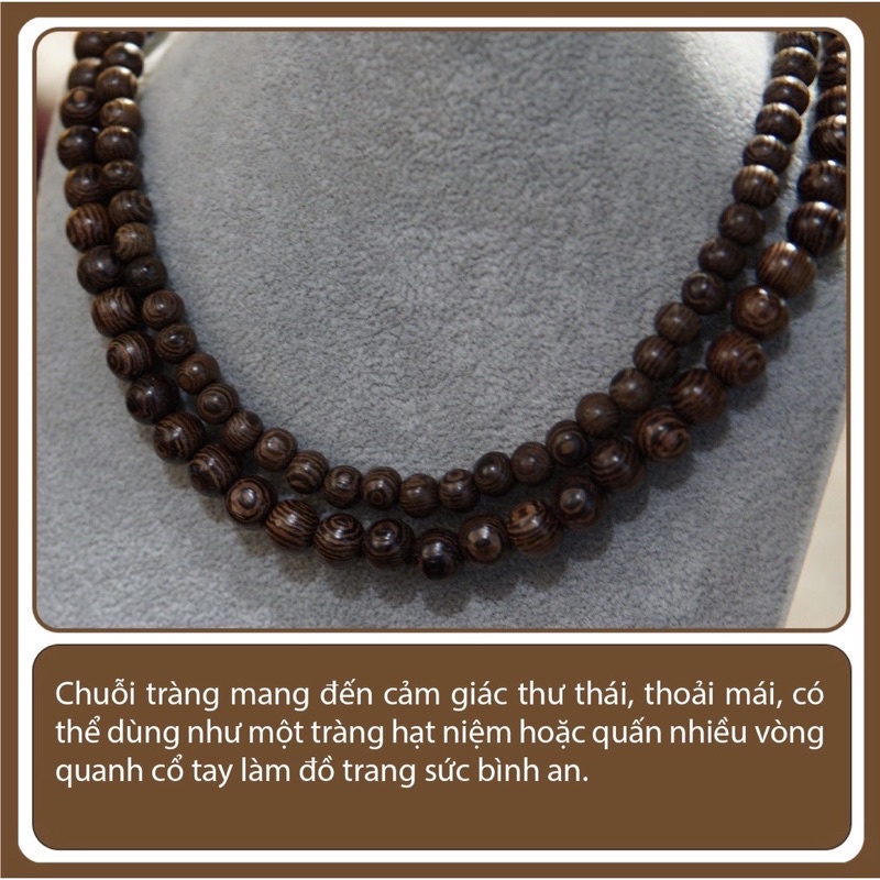 Vòng Tay Trầm Hương 108 Hạt - ( Mua 1 Tặng 1) Kèm Hộp vs Vòng Tay Như hình