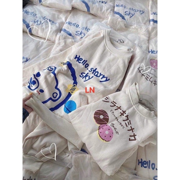Áo nỉ bo hình LN11