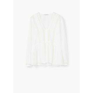 Áo Sơ Mi Tay Dài Nữ Cổ V-Neck (Trả order)