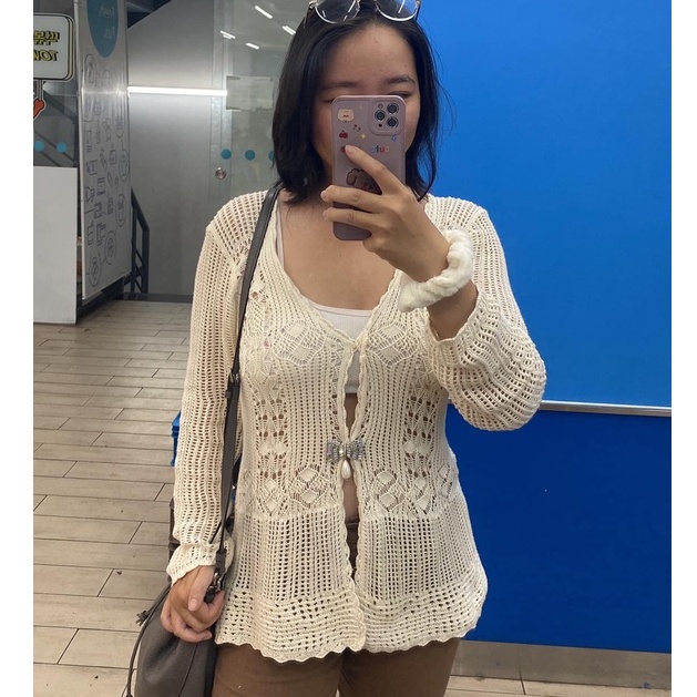 Áo móc be Nhật