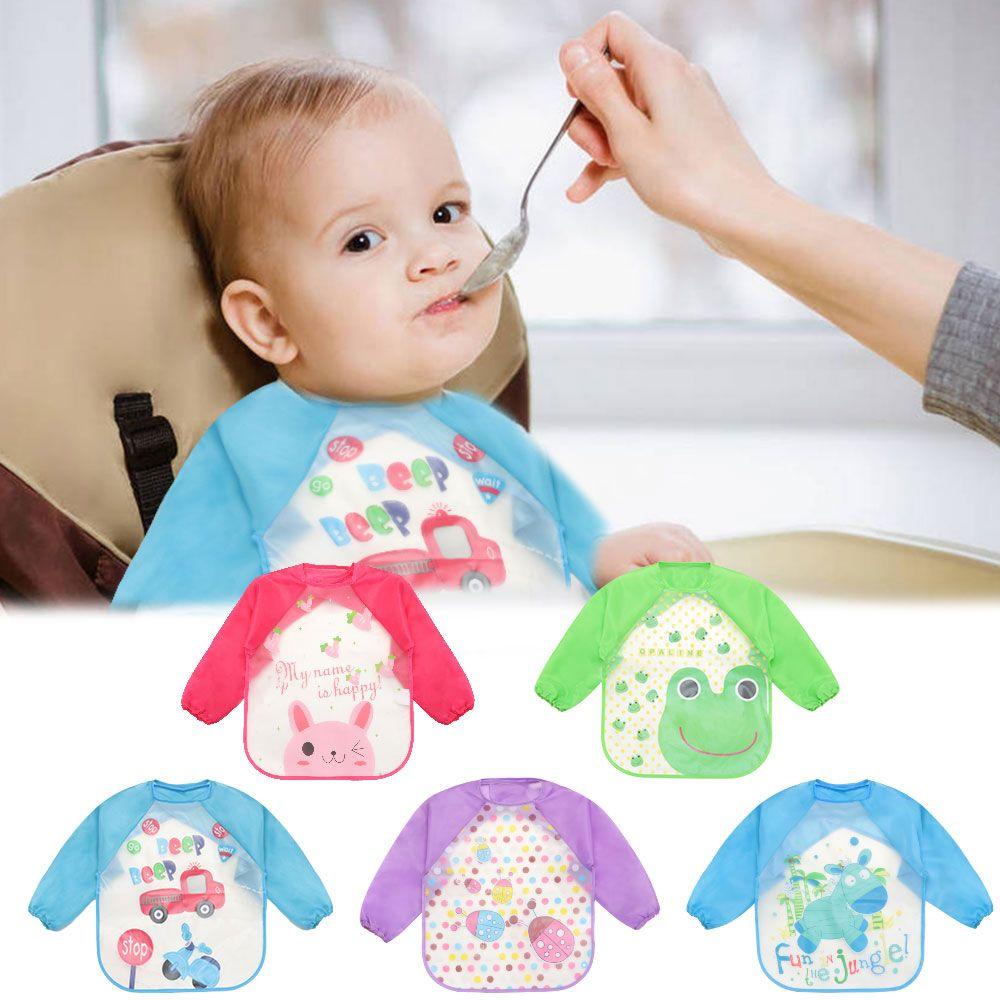 Tạp Dề Dài Tay Chống Thấm Nước Cho Bé