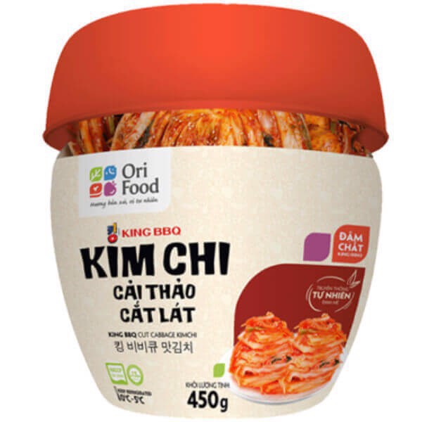 Kim Chi Cải Thảo cắt lát Hàn Quốc (Hộp 450gr) đảm bảo chất lượng vệ sinh an toàn thực phẩm