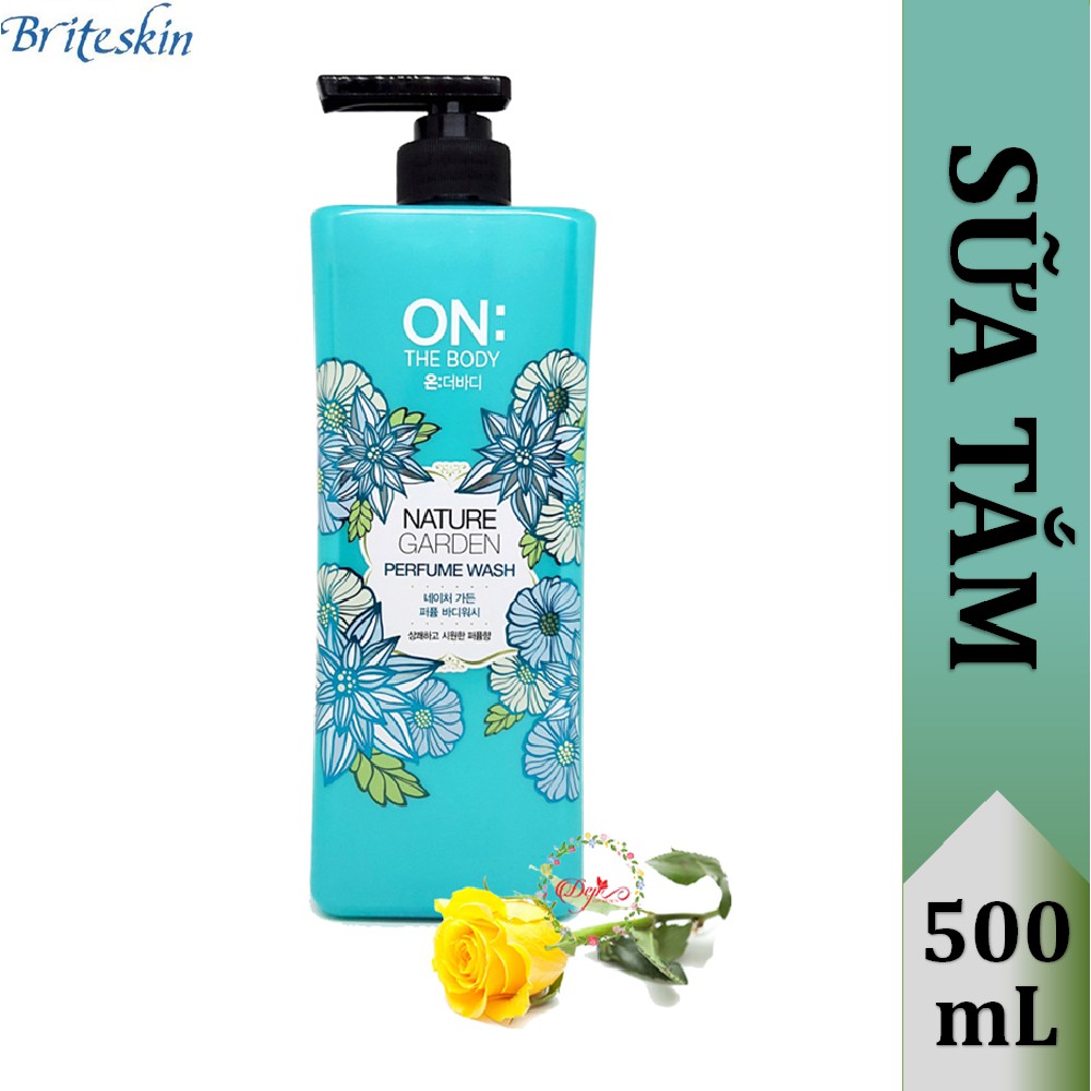 Dòng Sữa Tắm Dưỡng Ẩm Hương Nước Hoa Tự nhiên On The Body Natural Perfum (Chai 500ml)