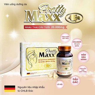 Viên uống dưỡng da chống lão hóa nhau thai cừu Pretty Maxx