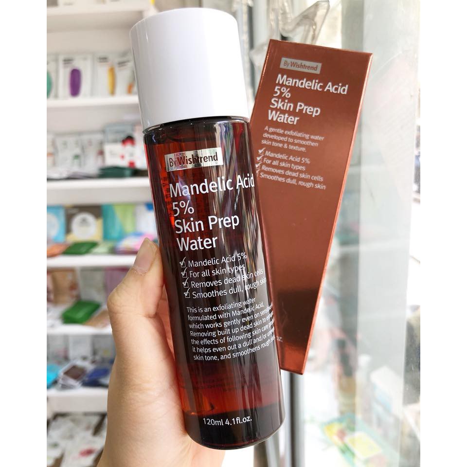 DUNG DỊCH TẨY TẾ BÀO CHẾT BY WISHTREND MANDELIC ACID SKIN PREP WATER 120ML  CHÍNH HÃNG - 5107 | Shopee Việt Nam