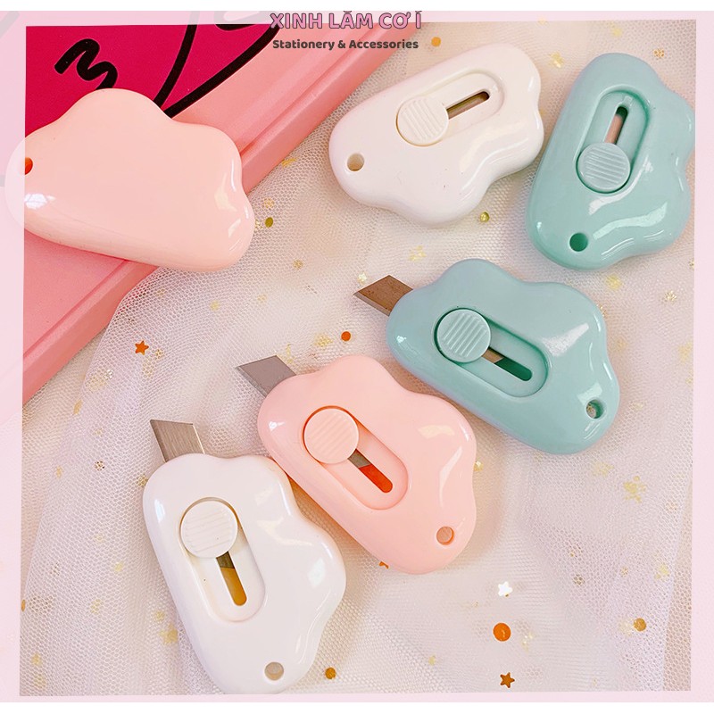 Dao Dọc Giấy Mini Hình Đám Mây Phong Cách Hàn Đáng Yêu