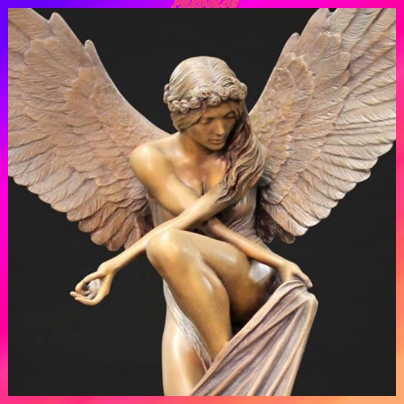 Angel Statue Figurine Collection Ornament Home Meditation Room Decoration