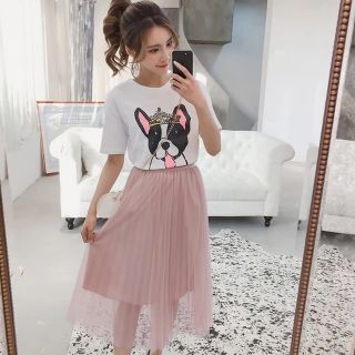 Chân Váy Lưới Midi Công Chúa