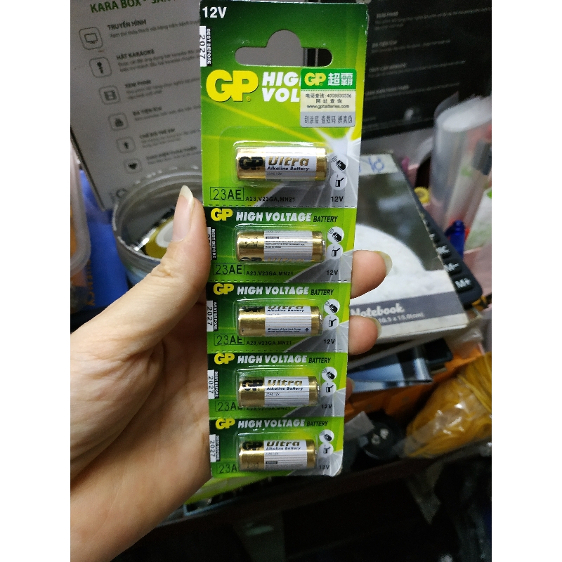 Pin 12V GP To - combo 5 viên